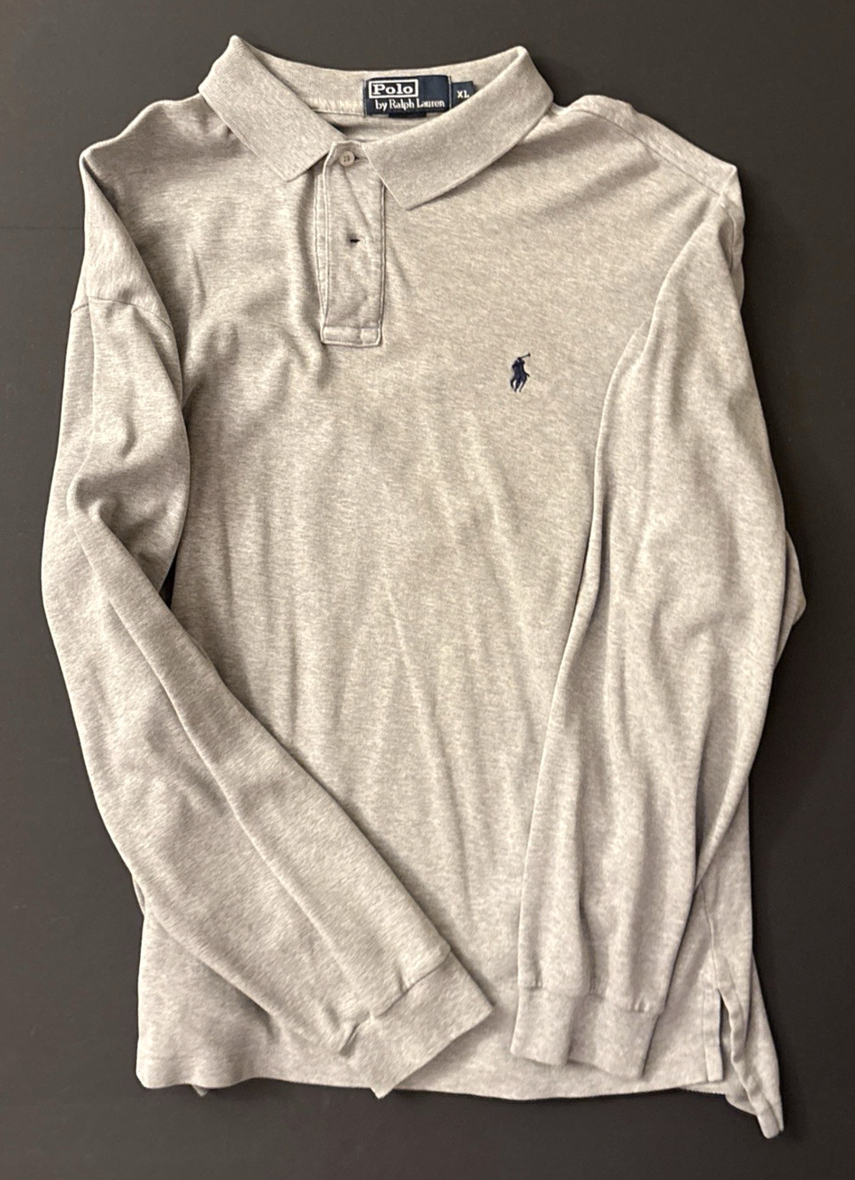 Polo Ralph Lauren Mens Long Sleeve Shirt - size XL, Gray, Buttoned
